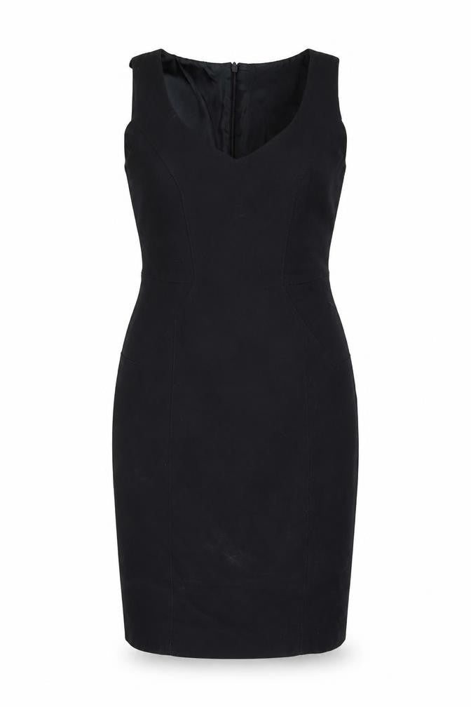 Damsel in a dress Women's Black Sleeveless V-Neck Dress