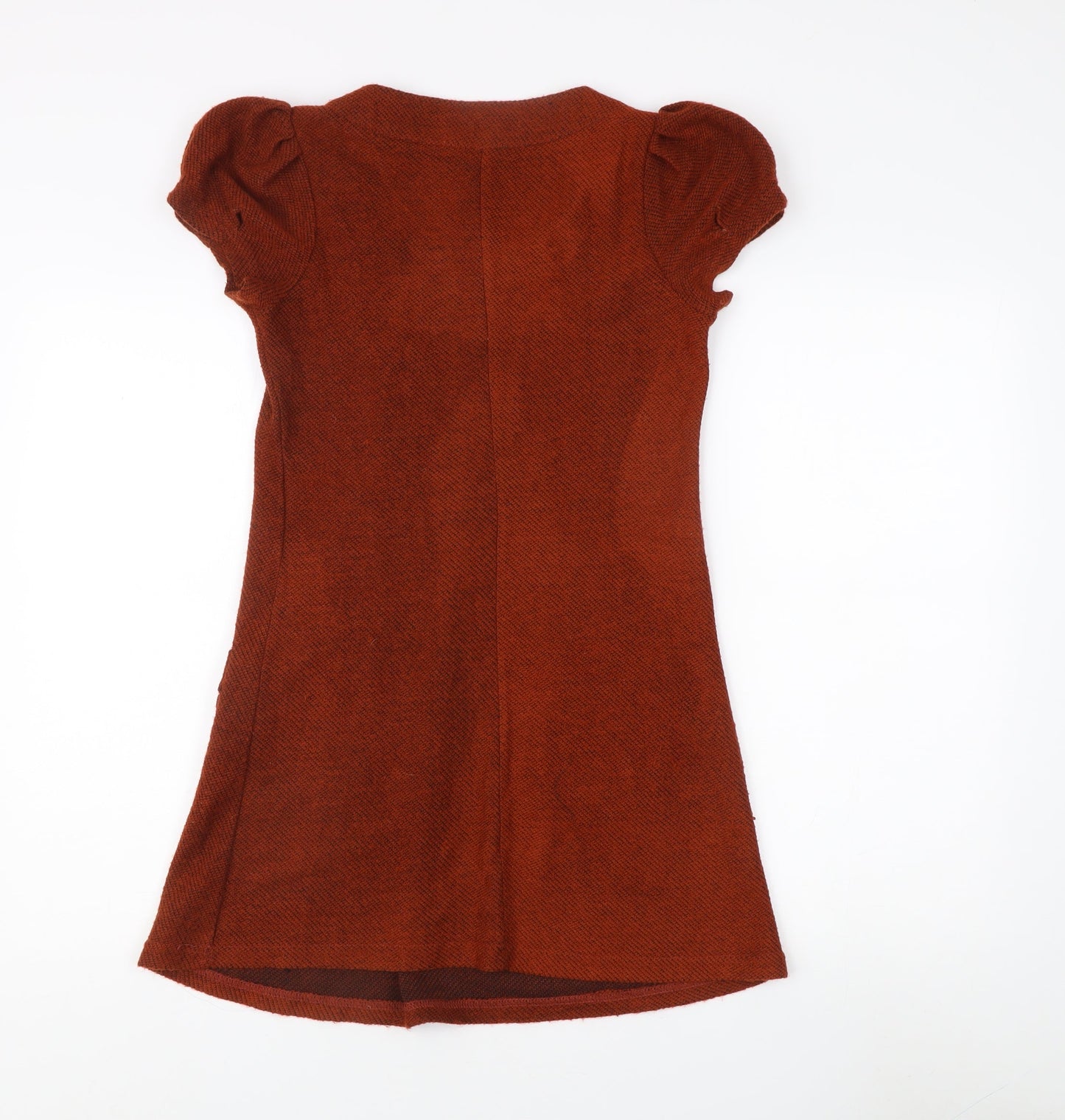 Jasmine Women's Brown Wool Dress M - Classic Style