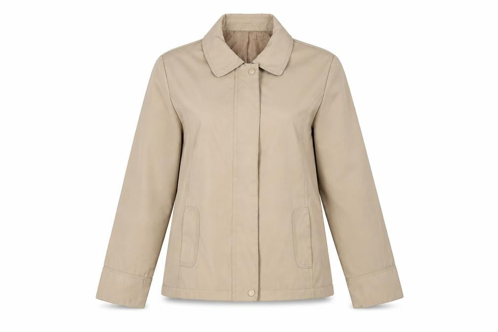 Bonmarché Women's Beige Mid-Length Jacket, S, Casual