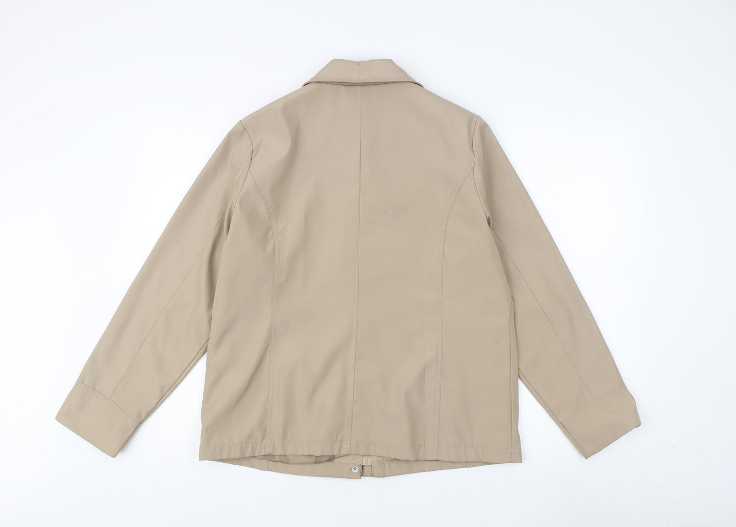 Bonmarché Women's Beige Mid-Length Jacket, S, Casual