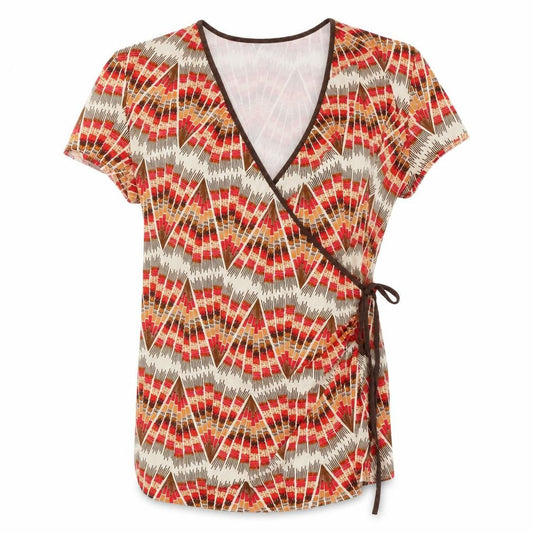 Marks and Spencer Women's Multicoloured Wrap Blouse