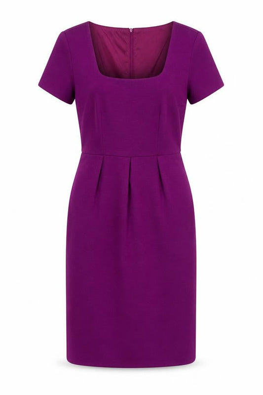 L.K. Bennett Women’s Purple Sheath Dress Size 12 Wool