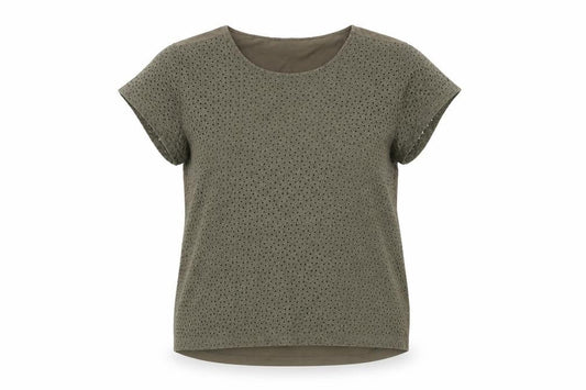 The White Company Women's Green Basic Top, Size 16
