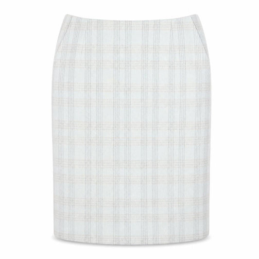 Laura Ashley Women’s Blue Check Pencil Skirt Size 10