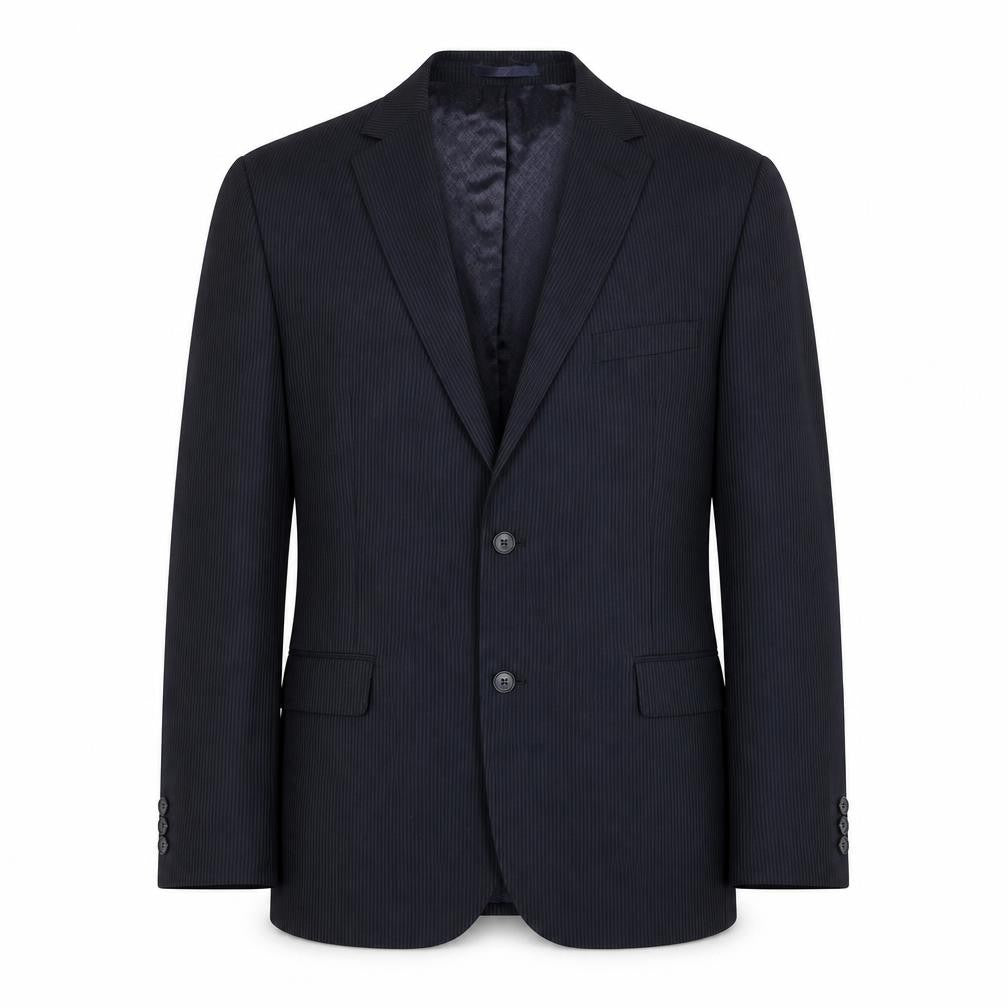 Pierre Cardin Men's Blue Blazer, Size 42, Striped