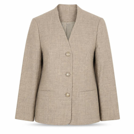 Honor Millburn Women’s Beige Suit Jacket Size 14