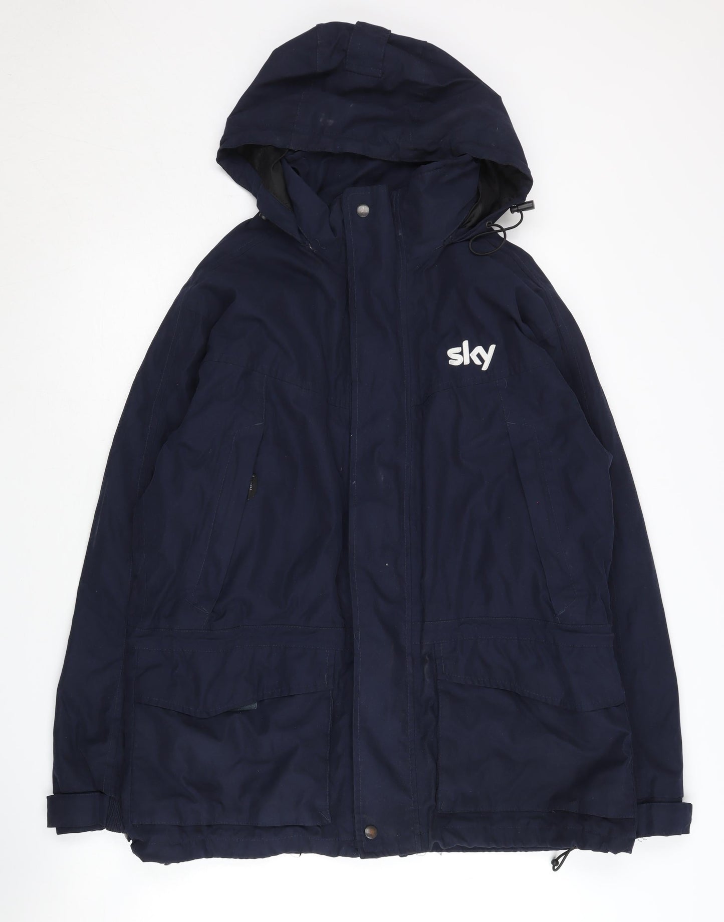 Regatta Men's Blue Hooded Waterproof Parka Jacket M