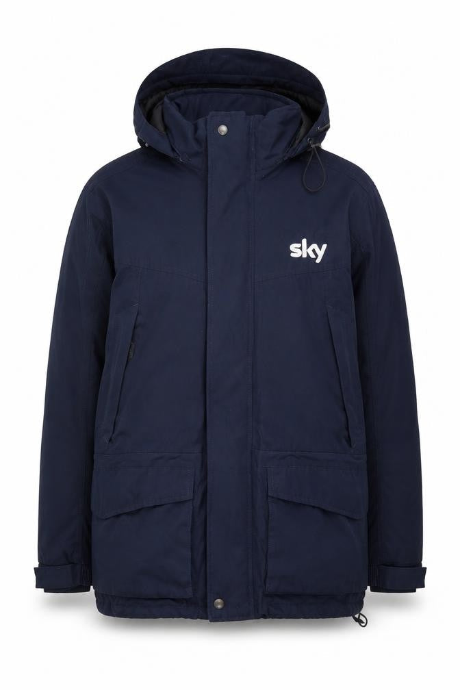 Regatta Men's Blue Hooded Waterproof Parka Jacket M