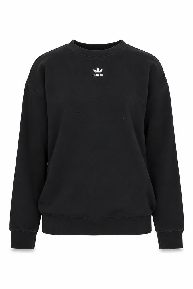 Adidas Women's Black Crew Neck Sweatshirt Size UK 8