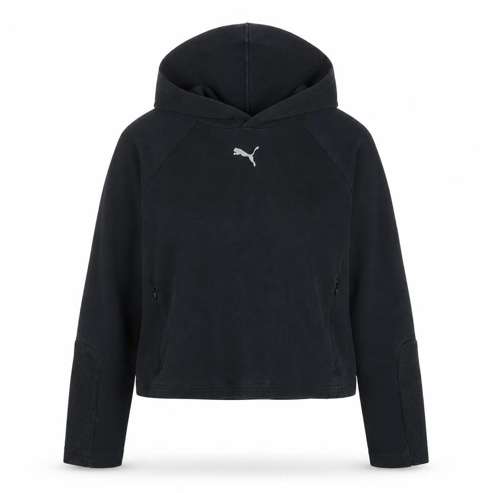 Puma Women's Black Medium Pullover Hoodie, Size 12