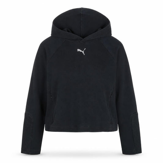 Puma Women's Black Medium Pullover Hoodie, Size 12