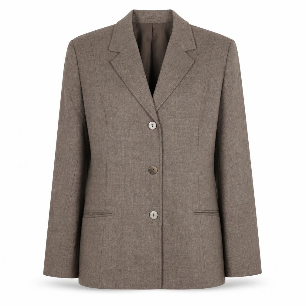 Eastex Women's Brown Blazer Size 16, Classic Two-Button