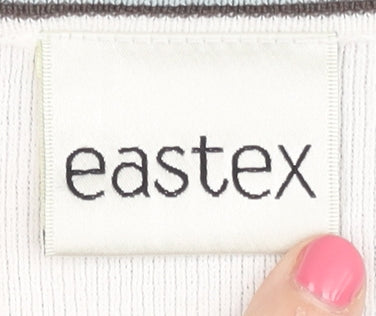 Preloved Eastex Women's Multicoloured Stripe Pullover Jumper Size 10 - Label