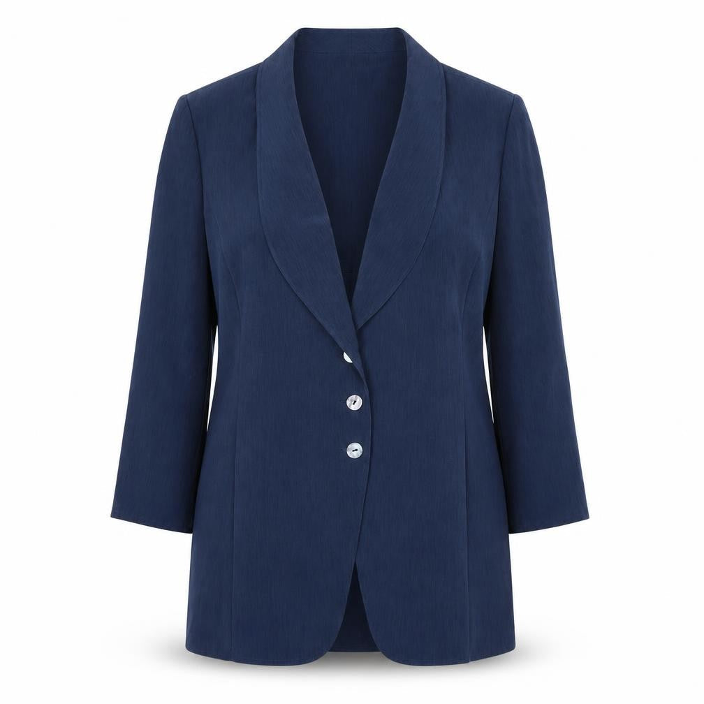 Windsmoor Women's Blue Blazer, Size 12, Single-Breasted