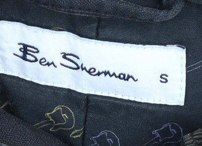 Ben Sherman Men’s Black Cotton Blend Coat Size S