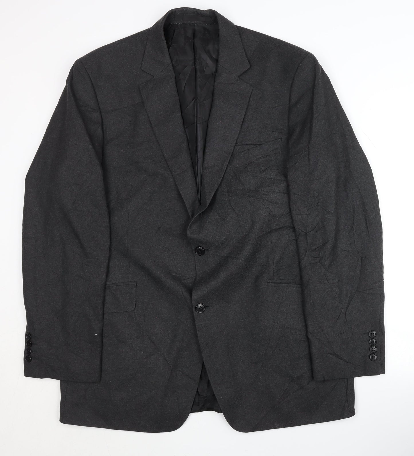 Dehavilland Men's Grey Blazer, 44 Long, Business Jacket