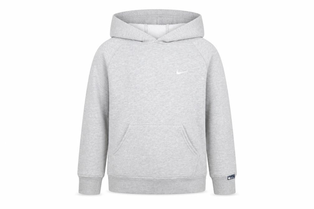 Nike Boys Grey Fleece Pullover Hoodie 9-10 Years