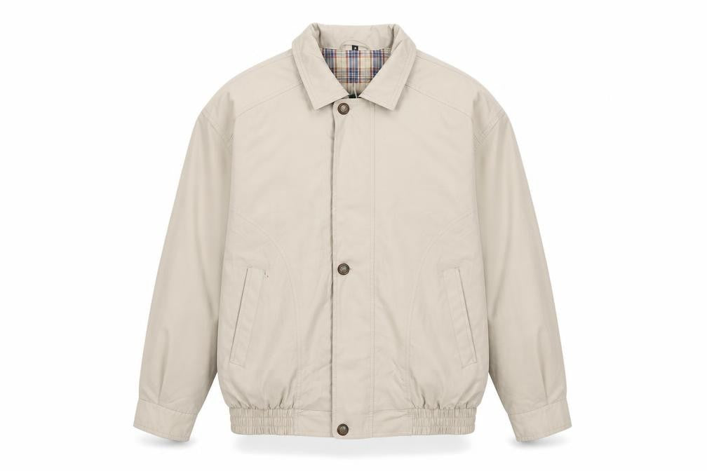 Dannimac Men's Beige Cotton Jacket, Size M, Casual Style