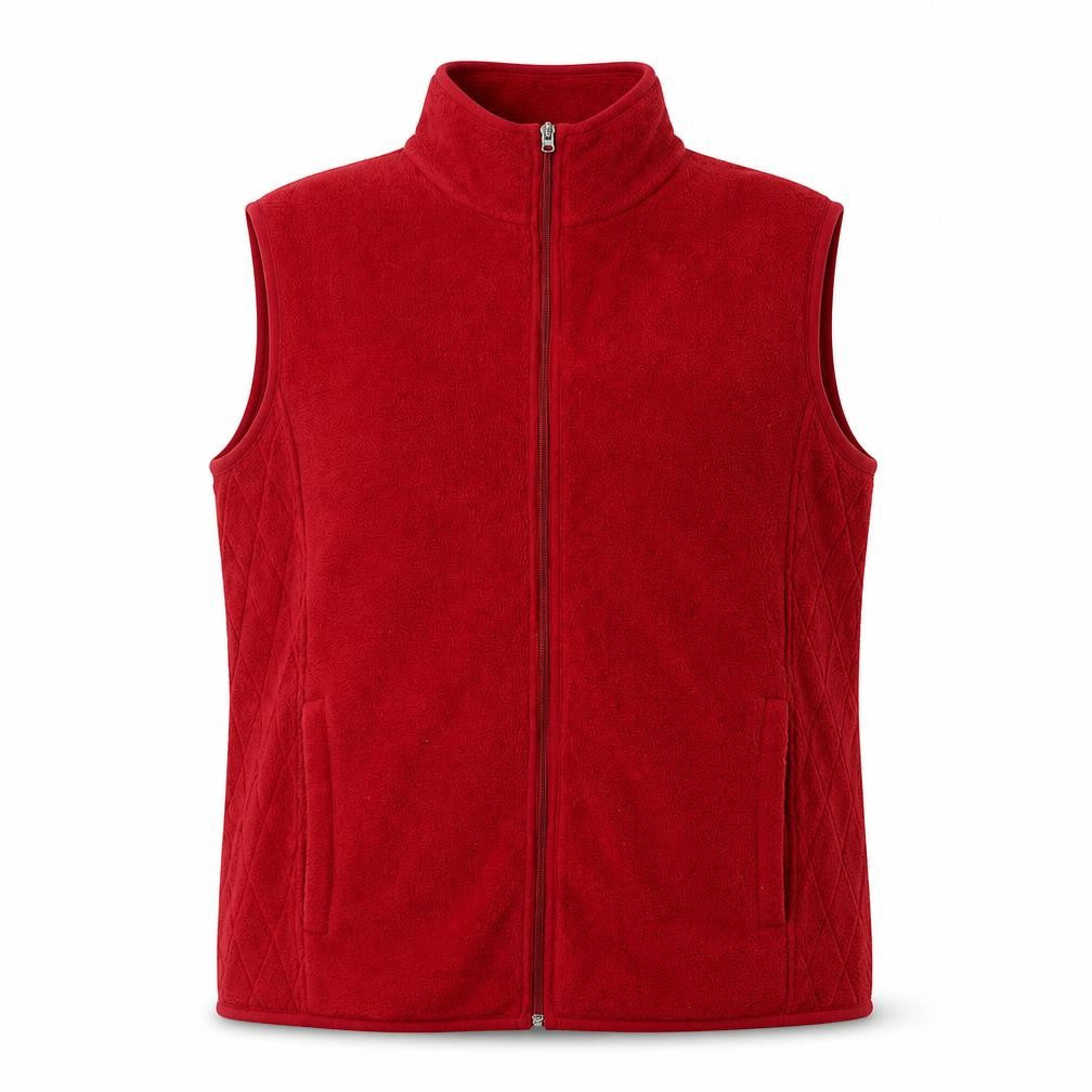 Isabelle Women's Red Fleece Waistcoat Size 14