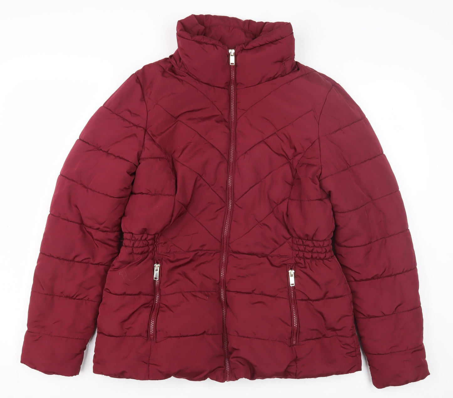 Dorothy Perkins Red Puffer Jacket, Women's 12, Casual Wear