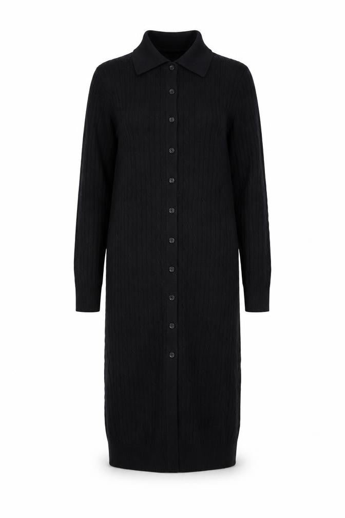 Jones New York Women's Black S Shirt Dress