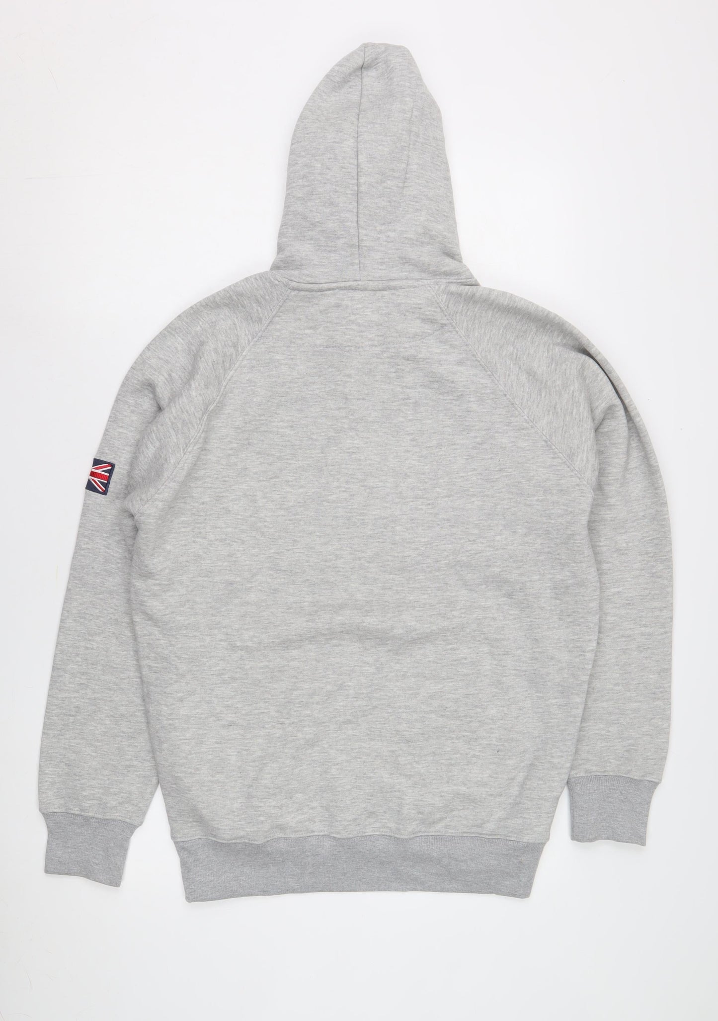 K.K Apparel Men's Grey London Hoodie, L, Pullover