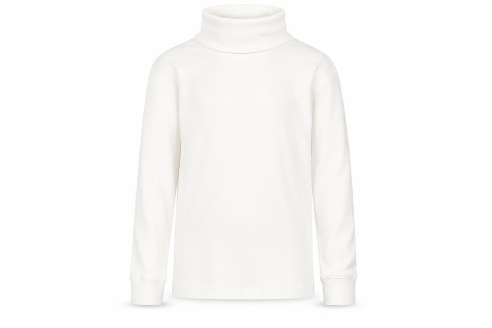 Mountain Warehouse Girls White Cotton Roll Neck T-Shirt 10 Years