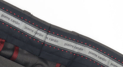 Pierre Cardin Men's Black Trousers Size 36