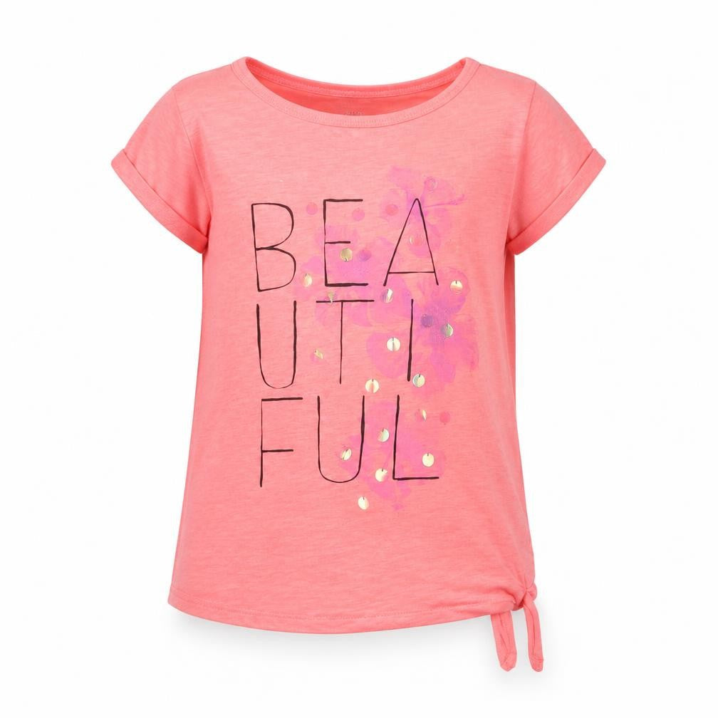 OshKosh B’gosh Girls Pink Graphic T-Shirt - Size 7 Years