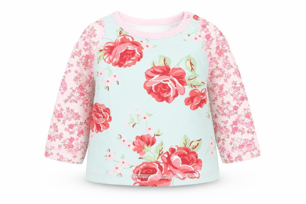 Mini Boden Unisex Baby Floral Long Sleeve Top 6-9 Months