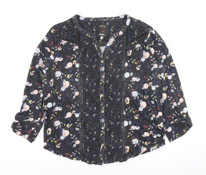 Additional front view of Mantaray Women's Multicoloured Floral Blouse, size 14
