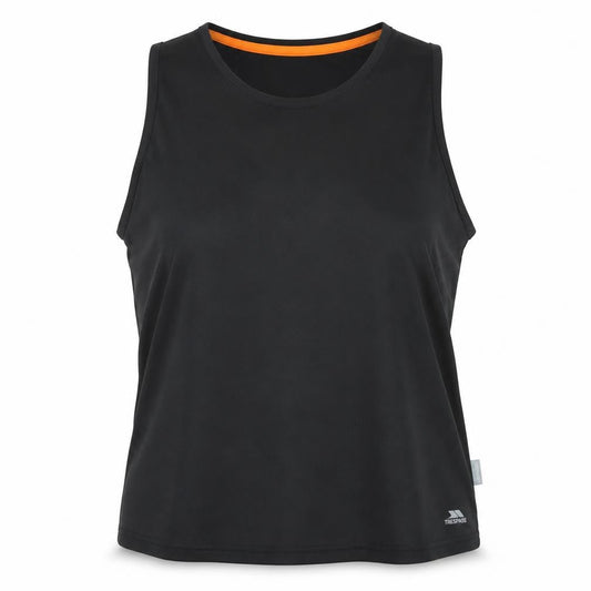 Trespass Womens Black Gym Tank Top 2XL Quick Dry