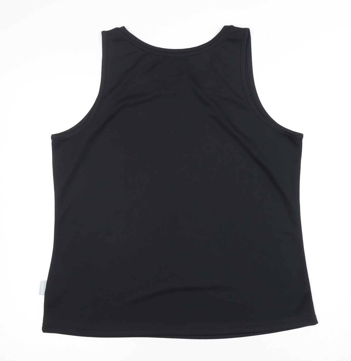 Trespass Unisex Black Gym Tank Top 2XL Quick Dry