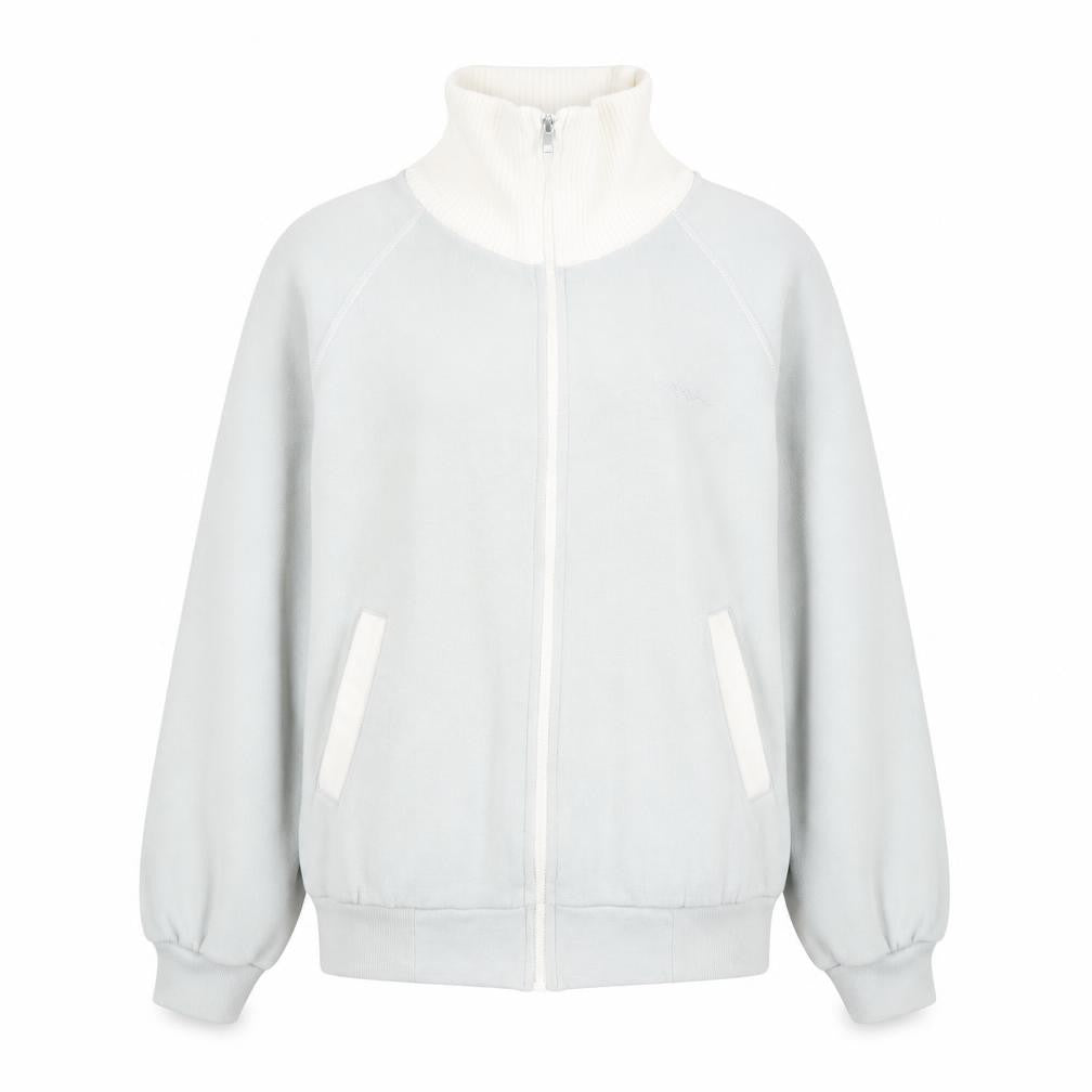 Kash Women's White Zip Sweatshirt Size S