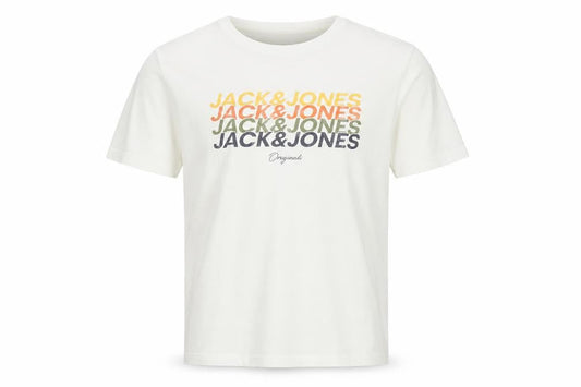 Jack & Jones Men's White L Graphic Print T-Shirt