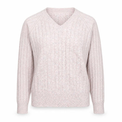 Next Women’s Pink V-Neck Jumper, Size S, Pullover Style