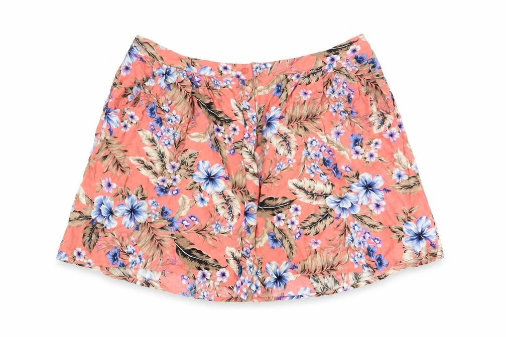 New Look Women's Multicoloured A-Line Skirt, Size 14
