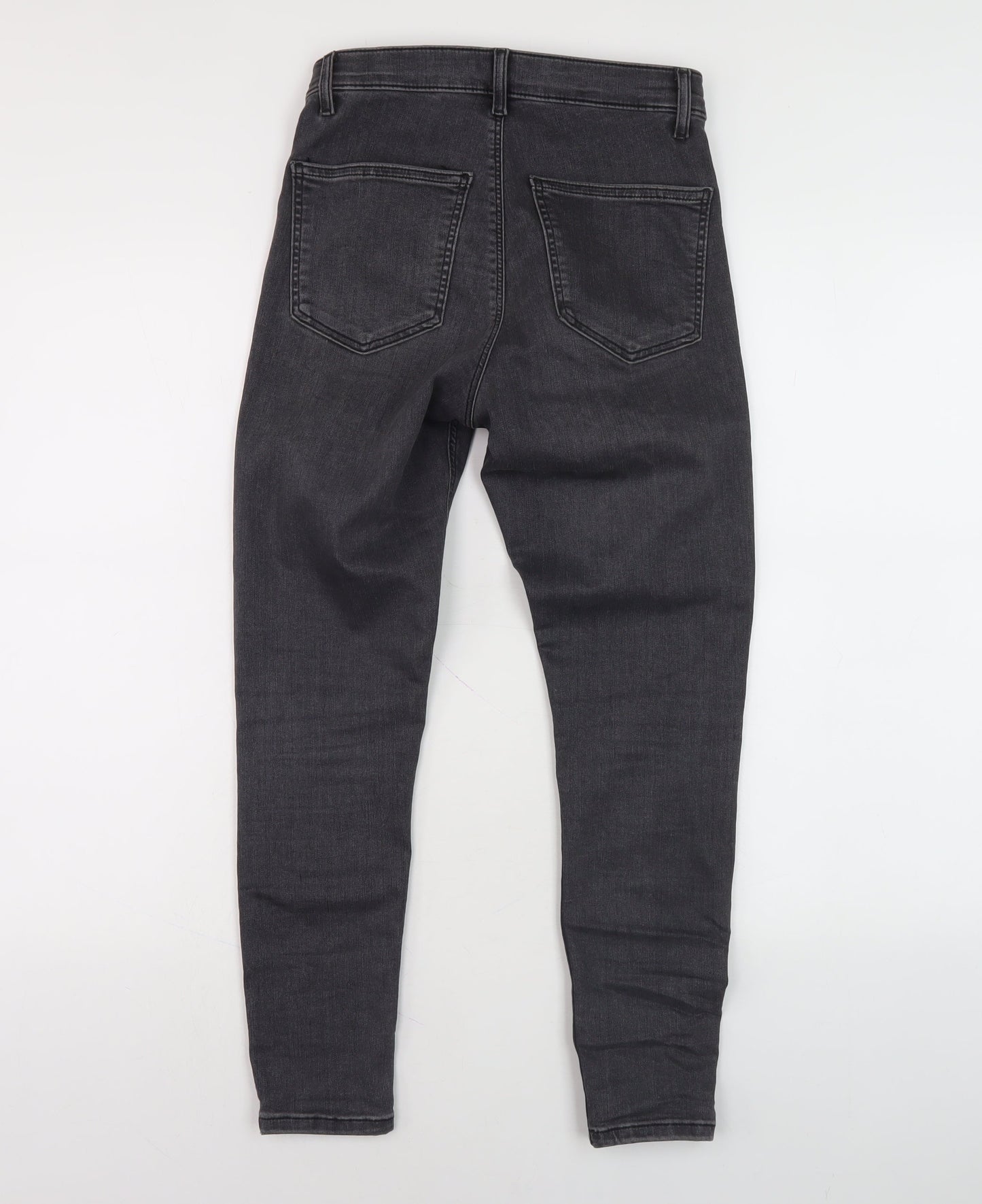 Topshop Unisex Black Skinny Jeans W28 L28