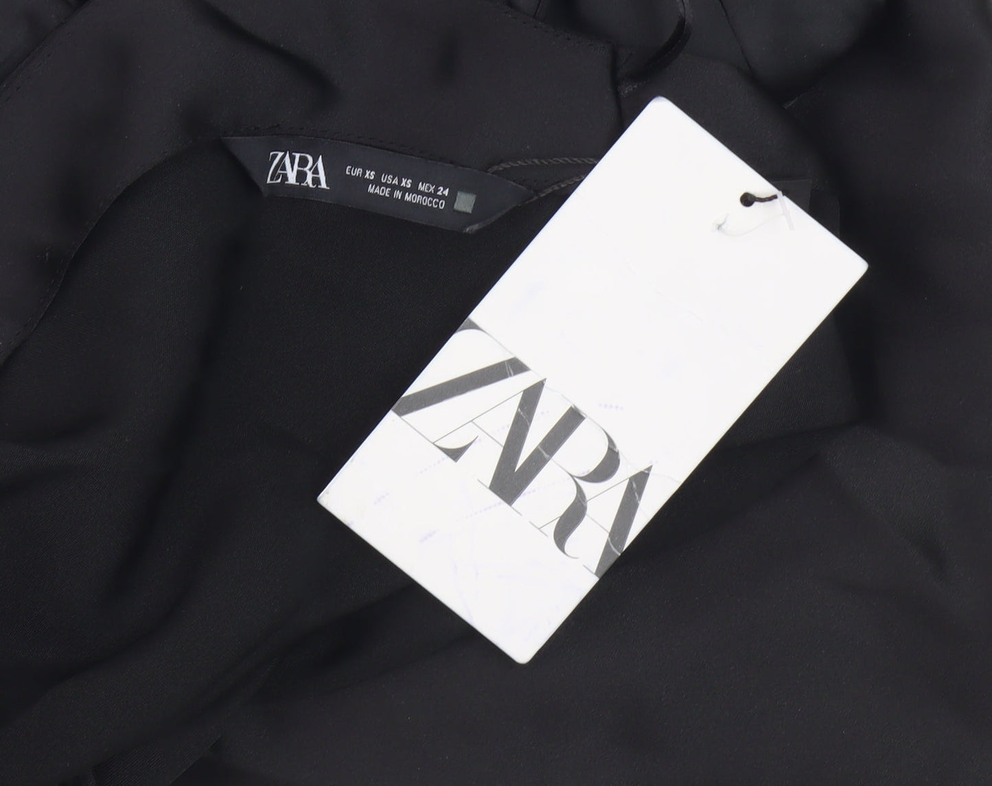 Zara Women's Black Halter Top, Size 6