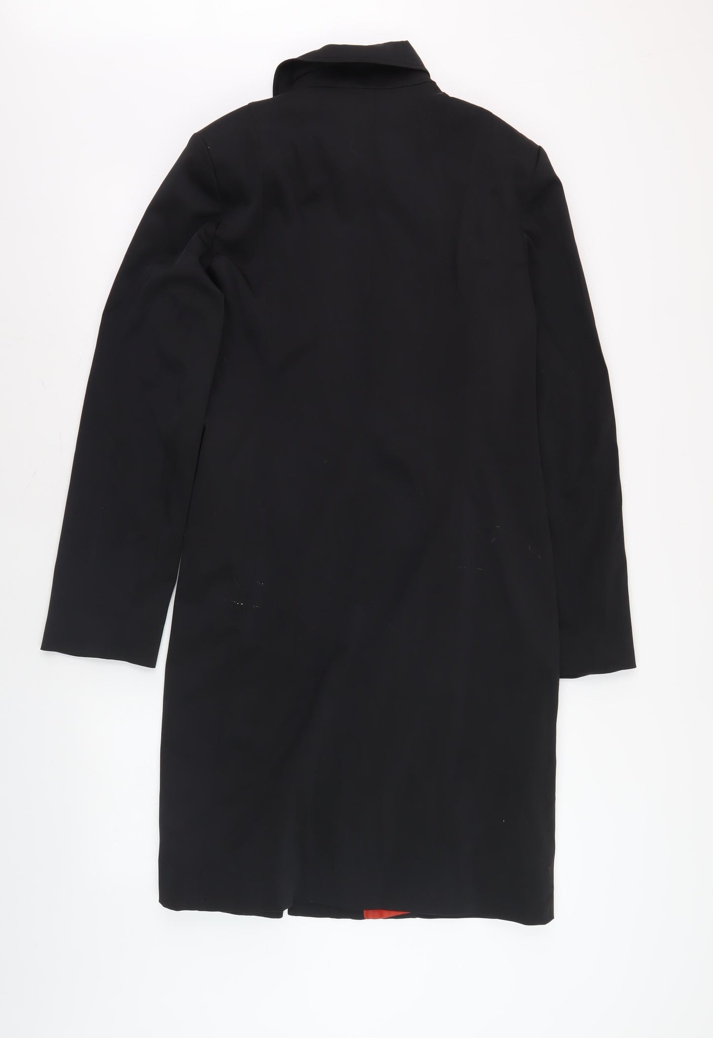 Etam Women's Black Long Overcoat Size 14 Regular