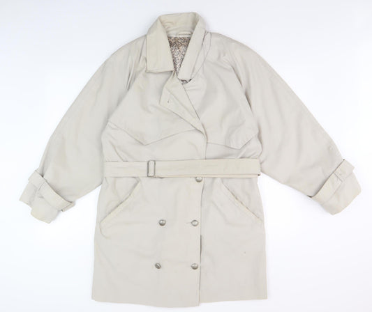 Dorothy Perkins Women's Beige Trench Coat Size 10