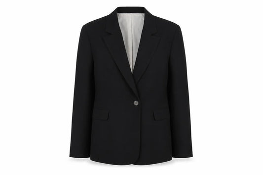 Topshop Women's Black Blazer Size 10 Regular Fit