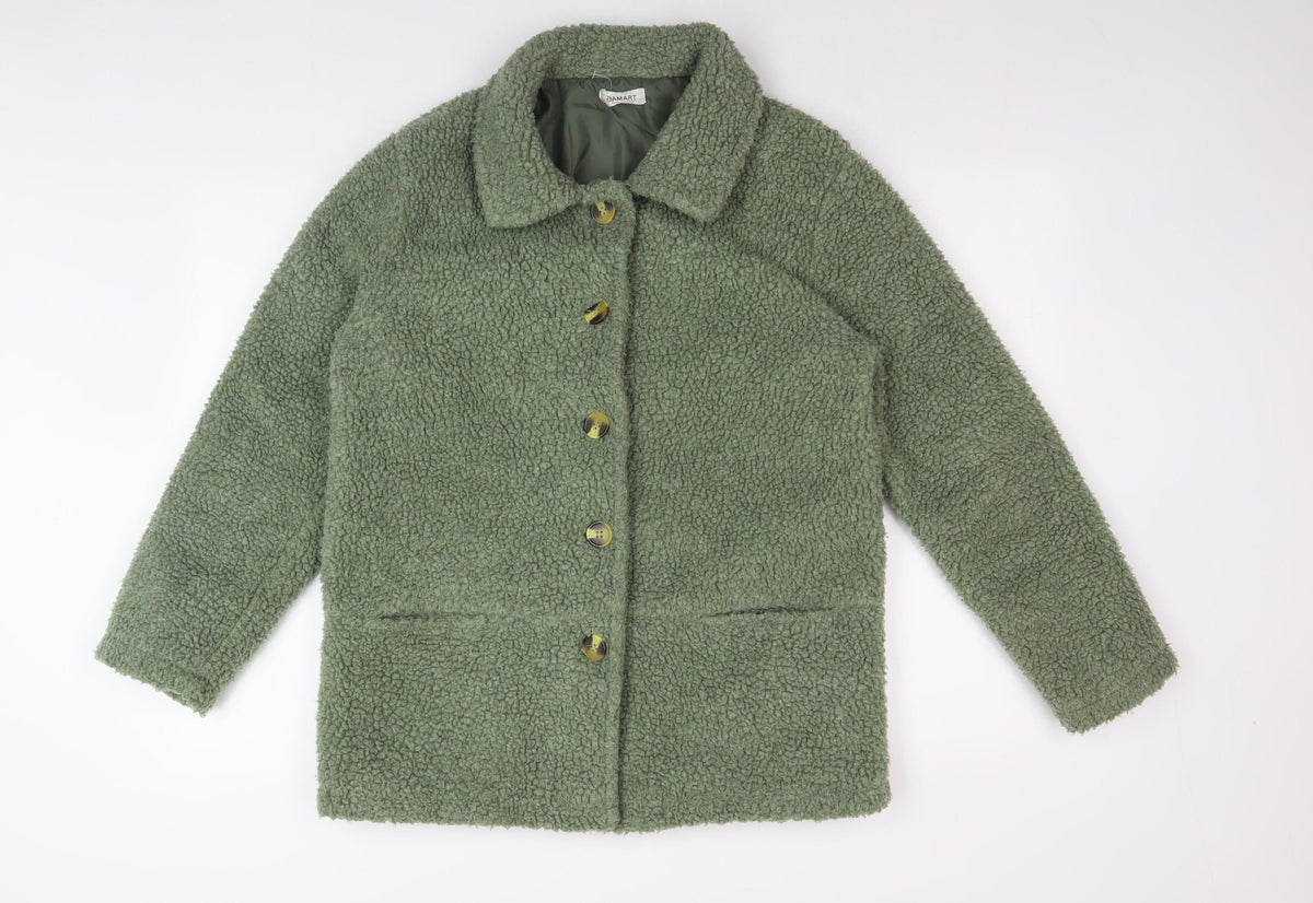 Damart Women's Green Mid-Length Jacket Size S