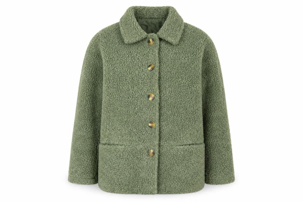 Damart Women's Green Mid-Length Jacket Size S
