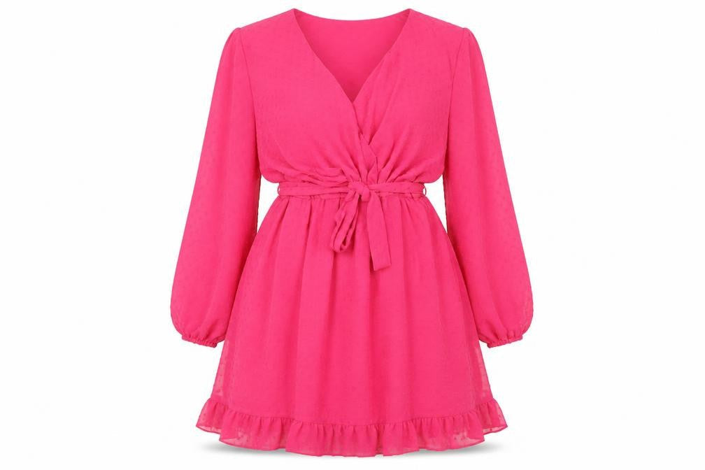 Simply Be Women's Pink Short Dress Size 16