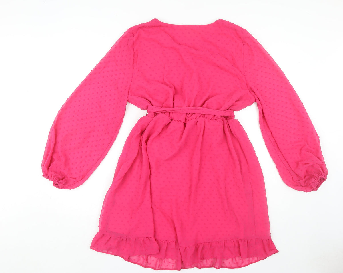 Simply Be Women's Pink Short Dress Size 16