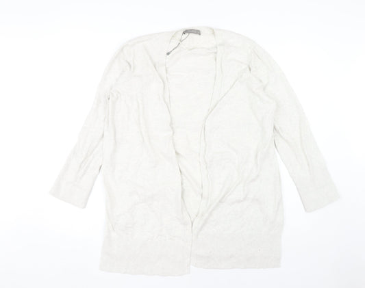 Oasis Women's Beige XL Open Front Cardigan Jumper