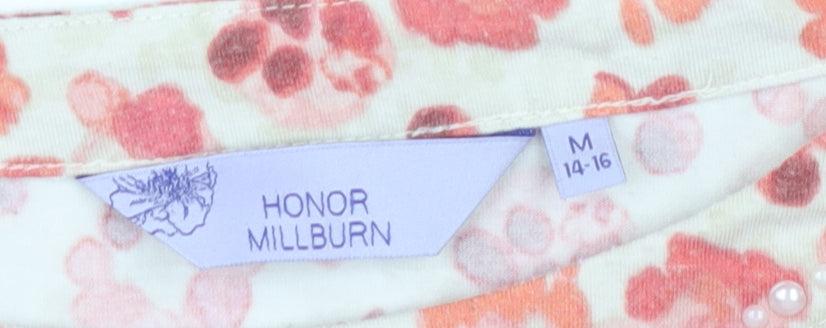 Honor Millburn Women's Multicoloured Floral Top, M