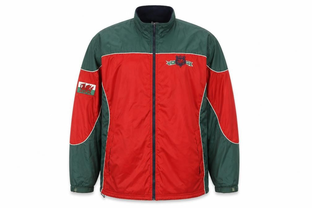 Manav Unisex Red/Green Varsity Jacket XXL Nylon