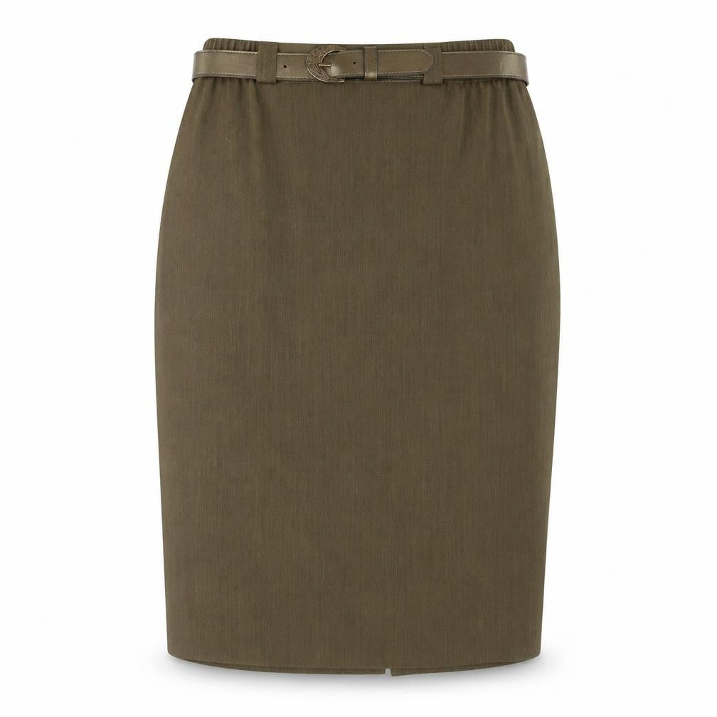 GOLD by Michael Women's Brown Pencil Skirt Size 14